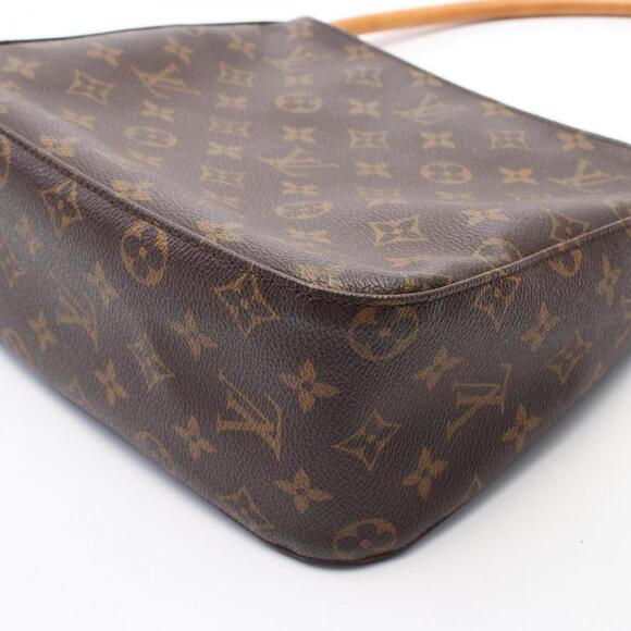 LOUIS VUITTON Brown Monogram Leather Shoulder Bag - Picture 8 of 10
